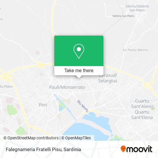 Falegnameria Fratelli Pisu map