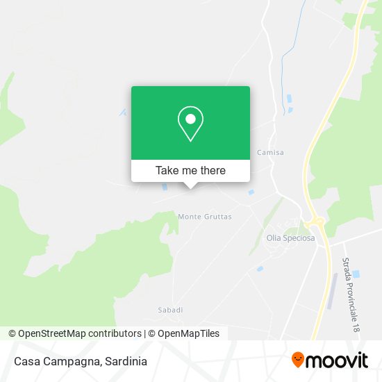 Casa Campagna map
