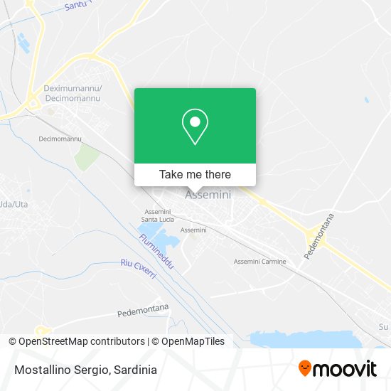 Mostallino Sergio map