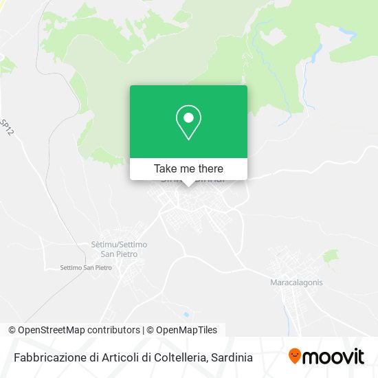 Fabbricazione di Articoli di Coltelleria map