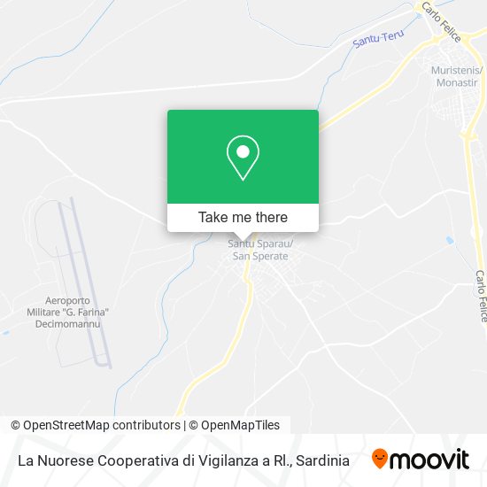 La Nuorese Cooperativa di Vigilanza a Rl. map