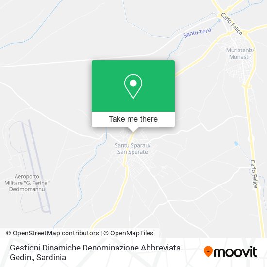 Gestioni Dinamiche Denominazione Abbreviata Gedin. map