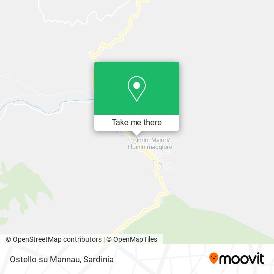 Ostello su Mannau map