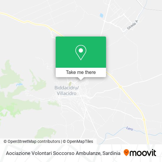 Aociazione Volontari Soccorso Ambulanze map