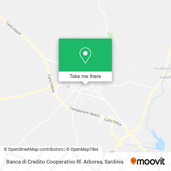 Banca di Credito Cooperativo Rl. Arborea map