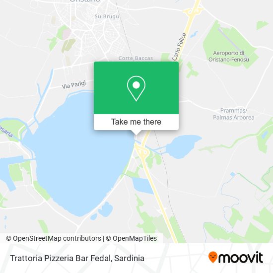 Trattoria Pizzeria Bar Fedal map