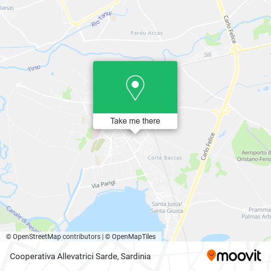 Cooperativa Allevatrici Sarde map