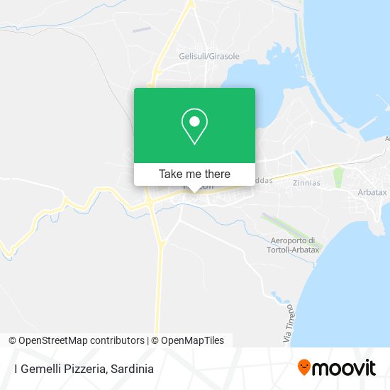 I Gemelli Pizzeria map