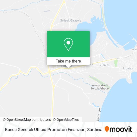 Banca Generali Ufficio Promotori Finanziari map