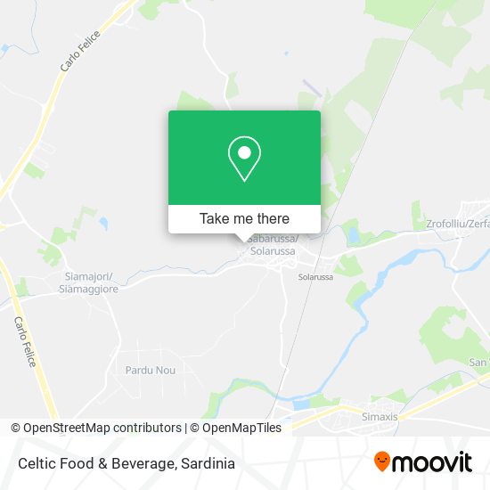Celtic Food & Beverage map