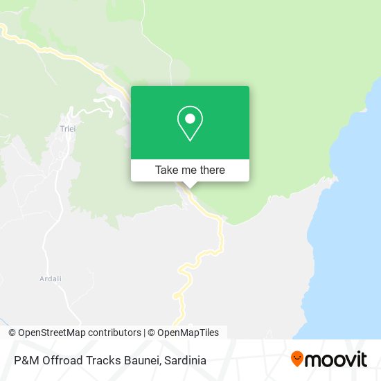 P&M Offroad Tracks Baunei map