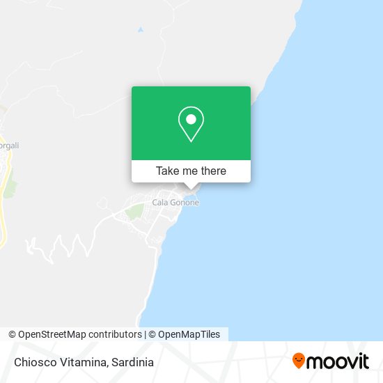 Chiosco Vitamina map