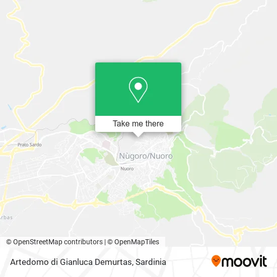 Artedomo di Gianluca Demurtas map