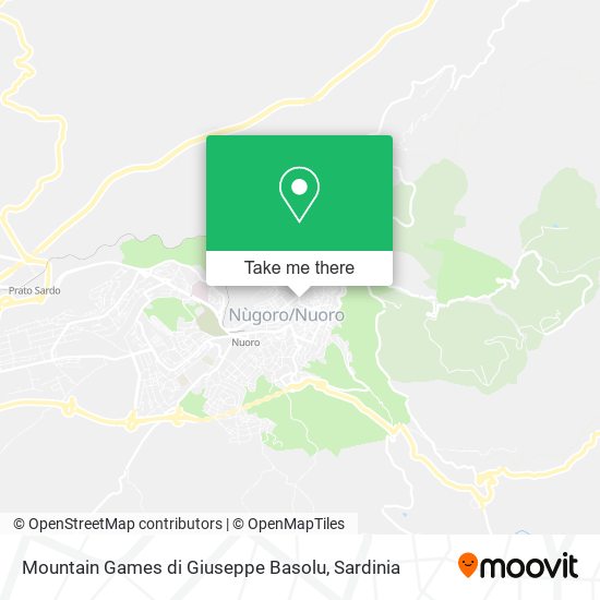 Mountain Games di Giuseppe Basolu map