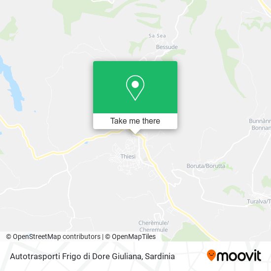Autotrasporti Frigo di Dore Giuliana map