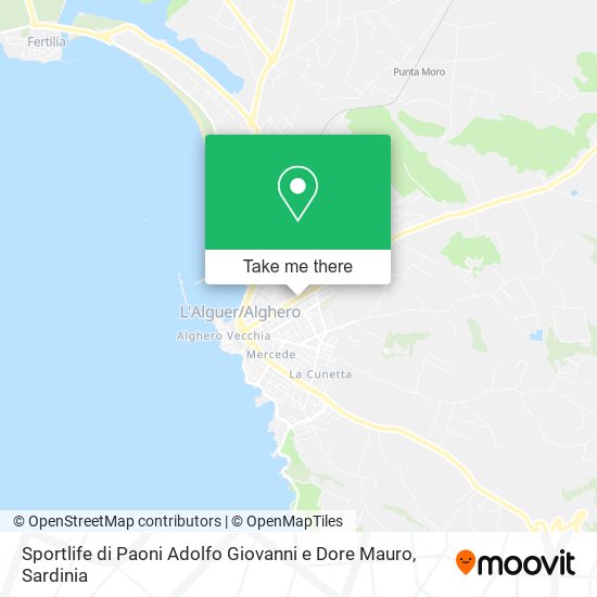Sportlife di Paoni Adolfo Giovanni e Dore Mauro map