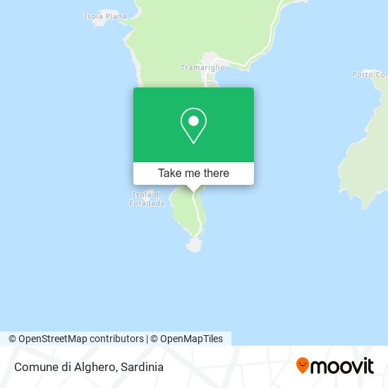 Comune di Alghero map