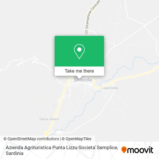 Azienda Agrituristica Punta Lizzu-Societa' Semplice map