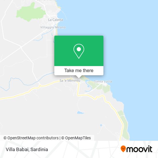 Villa Babai map