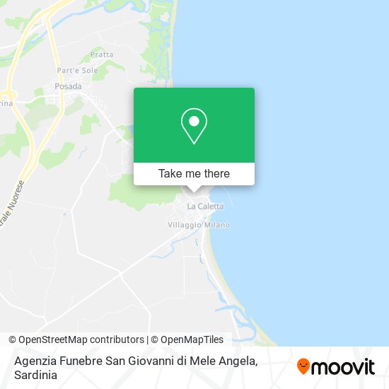 Agenzia Funebre San Giovanni di Mele Angela map
