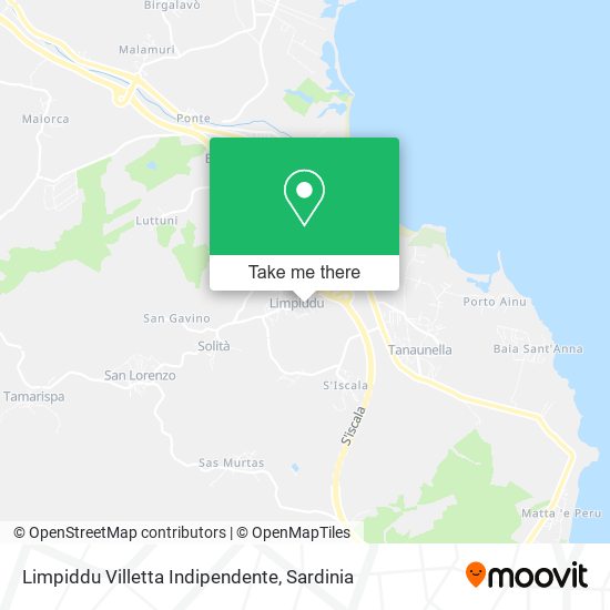 Limpiddu Villetta Indipendente map