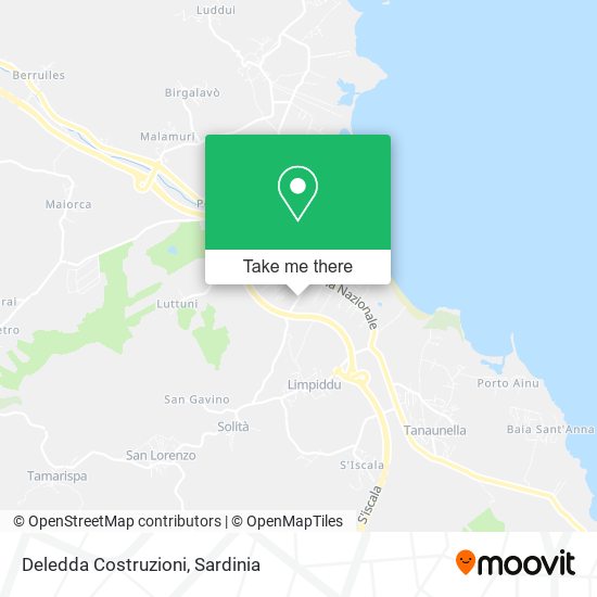 Deledda Costruzioni map