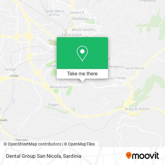 Dental Group San Nicola map