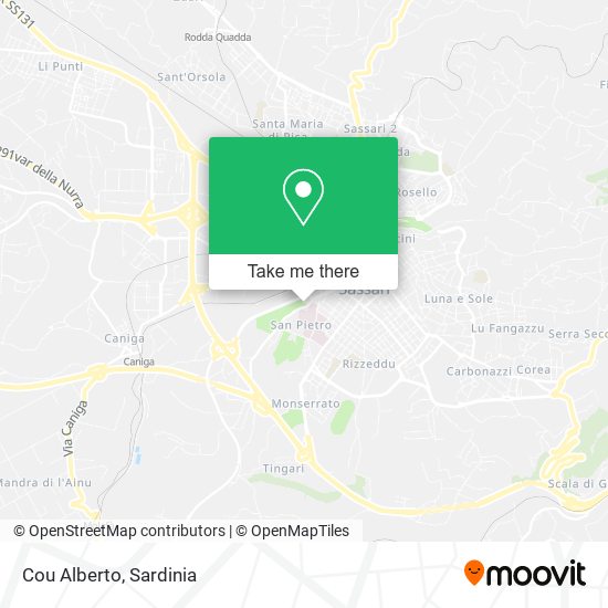 Cou Alberto map