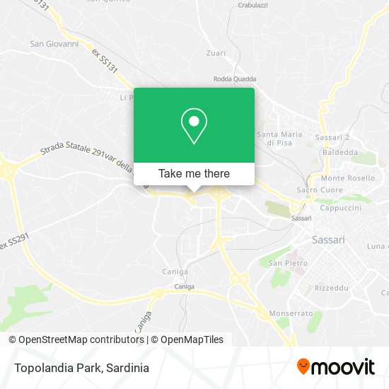 Topolandia Park map