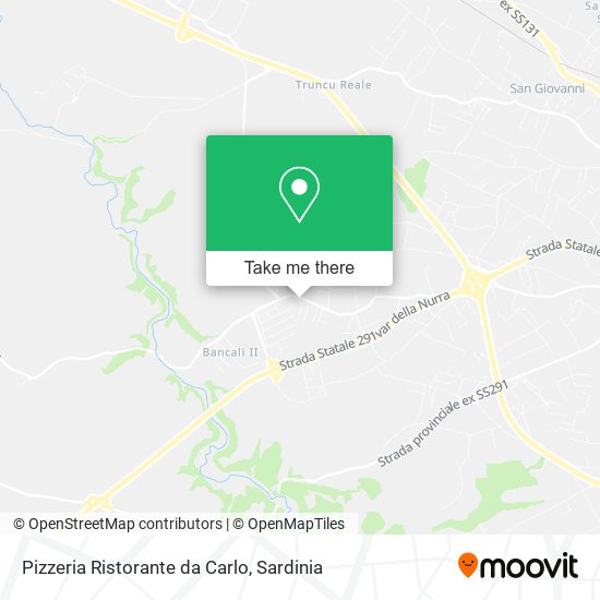 Pizzeria Ristorante da Carlo map