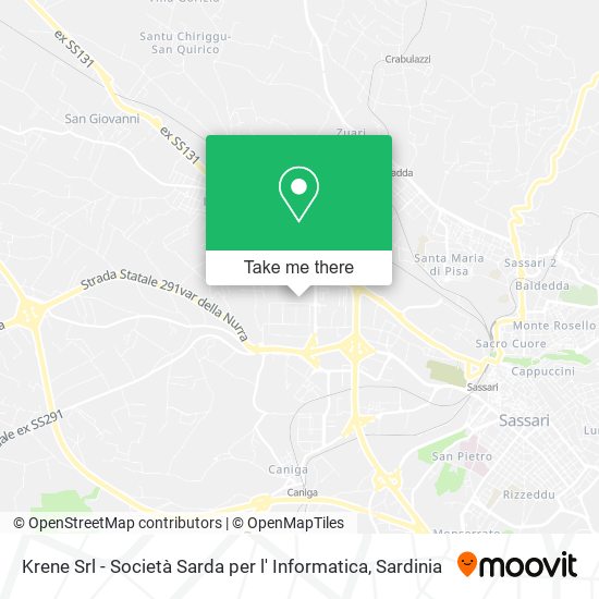 Krene Srl - Società Sarda per l' Informatica map
