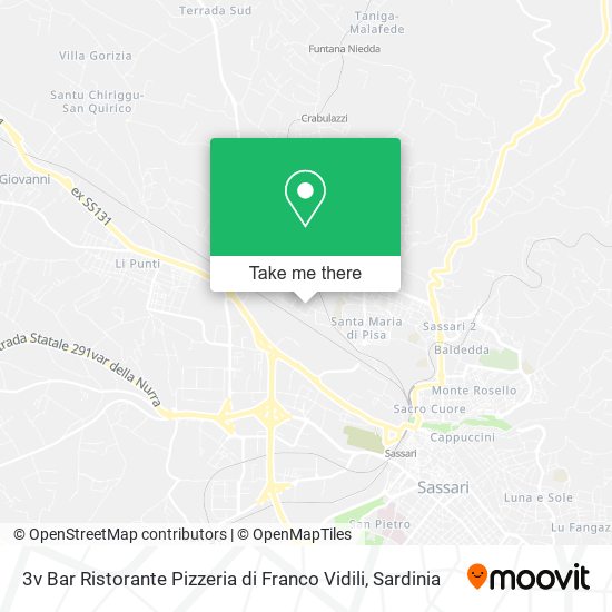 3v Bar Ristorante Pizzeria di Franco Vidili map