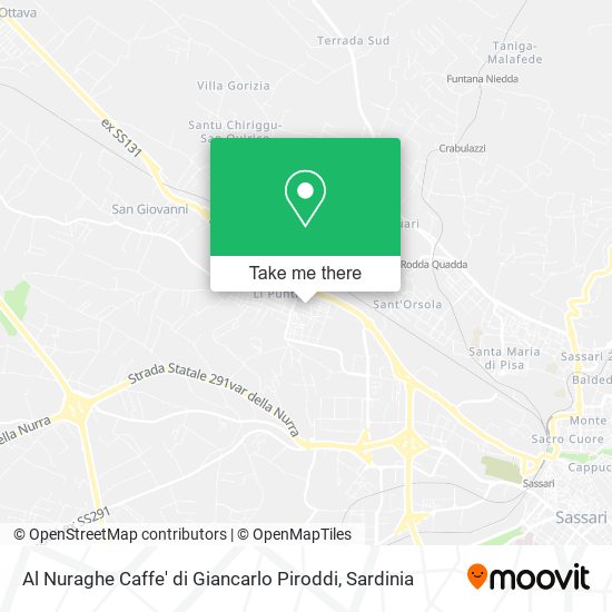 Al Nuraghe Caffe' di Giancarlo Piroddi map