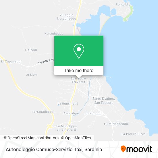 Autonoleggio Camuso-Servizio Taxi map