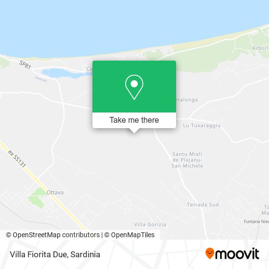 Villa Fiorita Due map