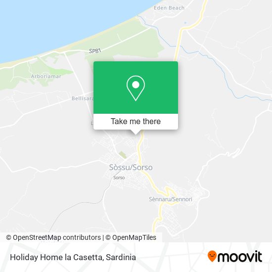 Holiday Home la Casetta map