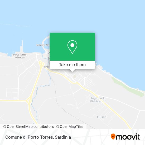 Comune di Porto Torres map