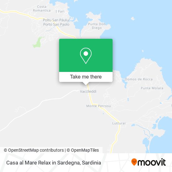 Casa al Mare Relax in Sardegna map