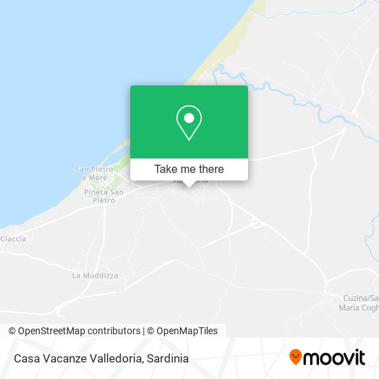 Casa Vacanze Valledoria map