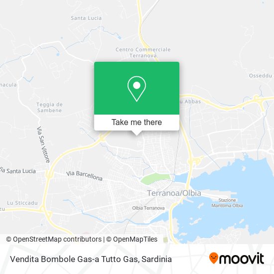 Vendita Bombole Gas-a Tutto Gas map
