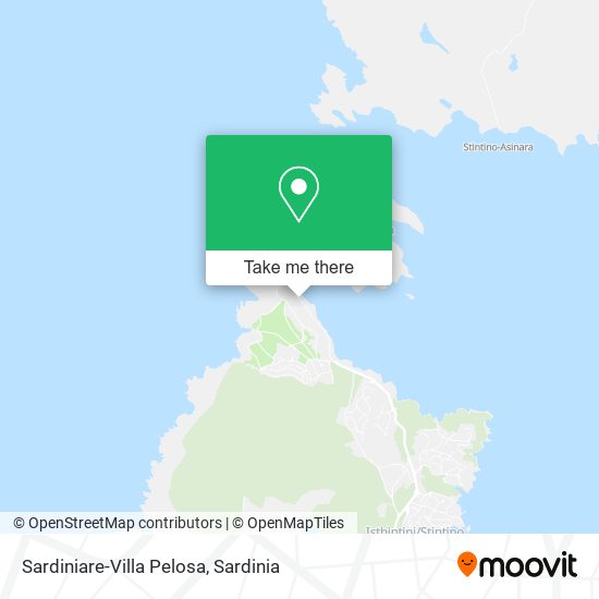 Sardiniare-Villa Pelosa map