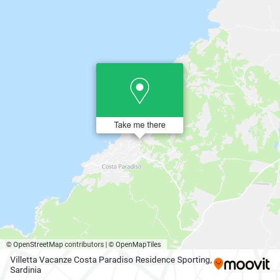 Villetta Vacanze Costa Paradiso Residence Sporting map