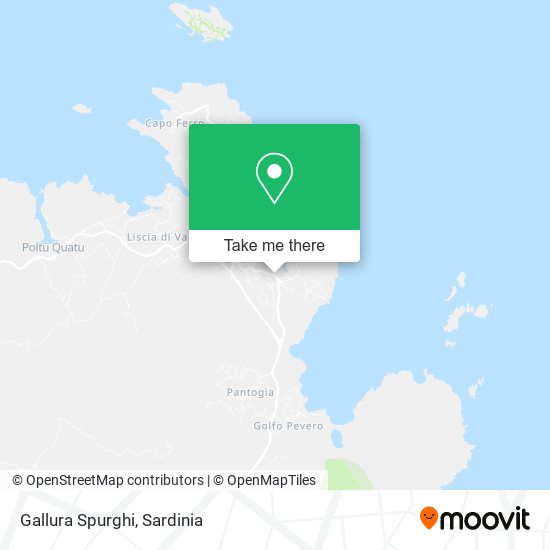 Gallura Spurghi map