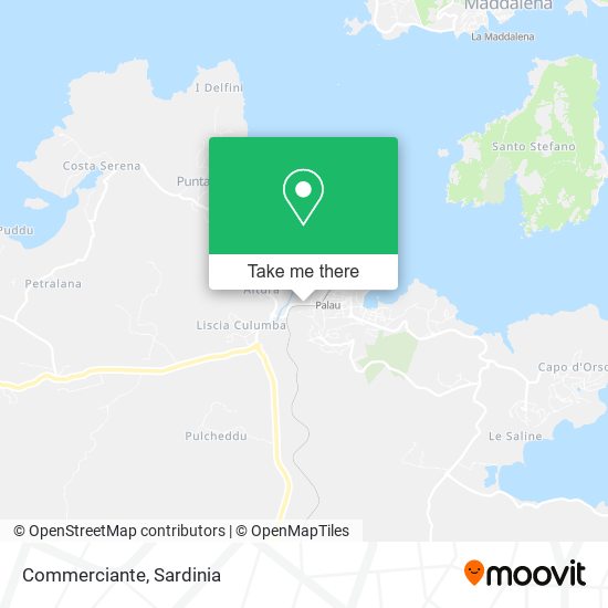 Commerciante map
