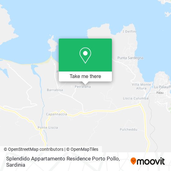 Splendido Appartamento Residence Porto Pollo map