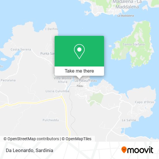 Da Leonardo map