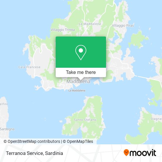 Terranoa Service map