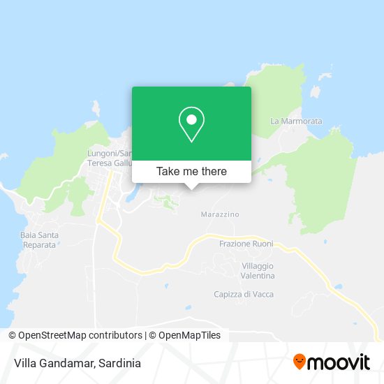 Villa Gandamar map