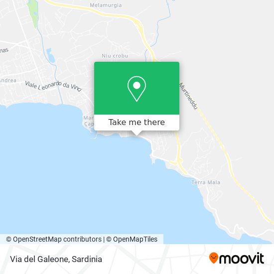 Via del Galeone map