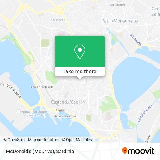 McDonald's (McDrive) map